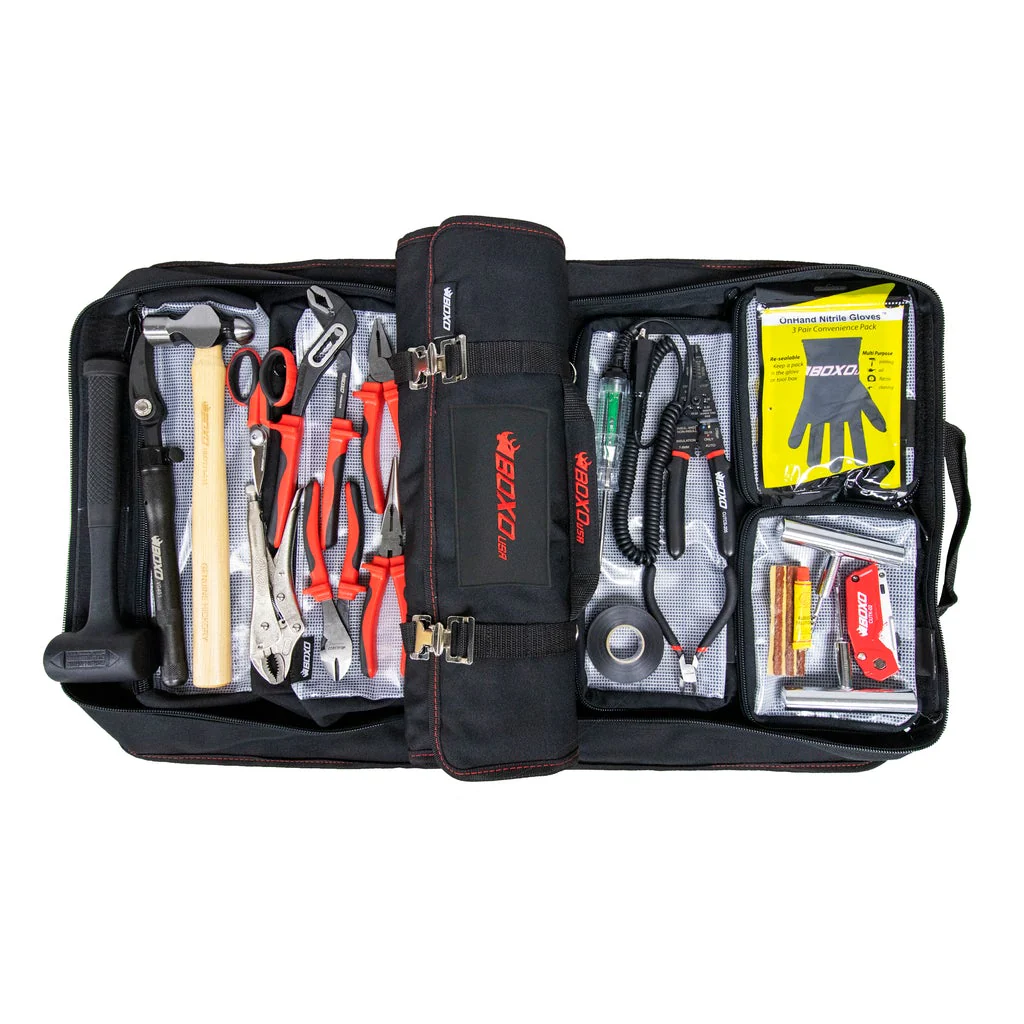BoxoUSA Off-Road Tool Bag with Tool Roll - Image 6