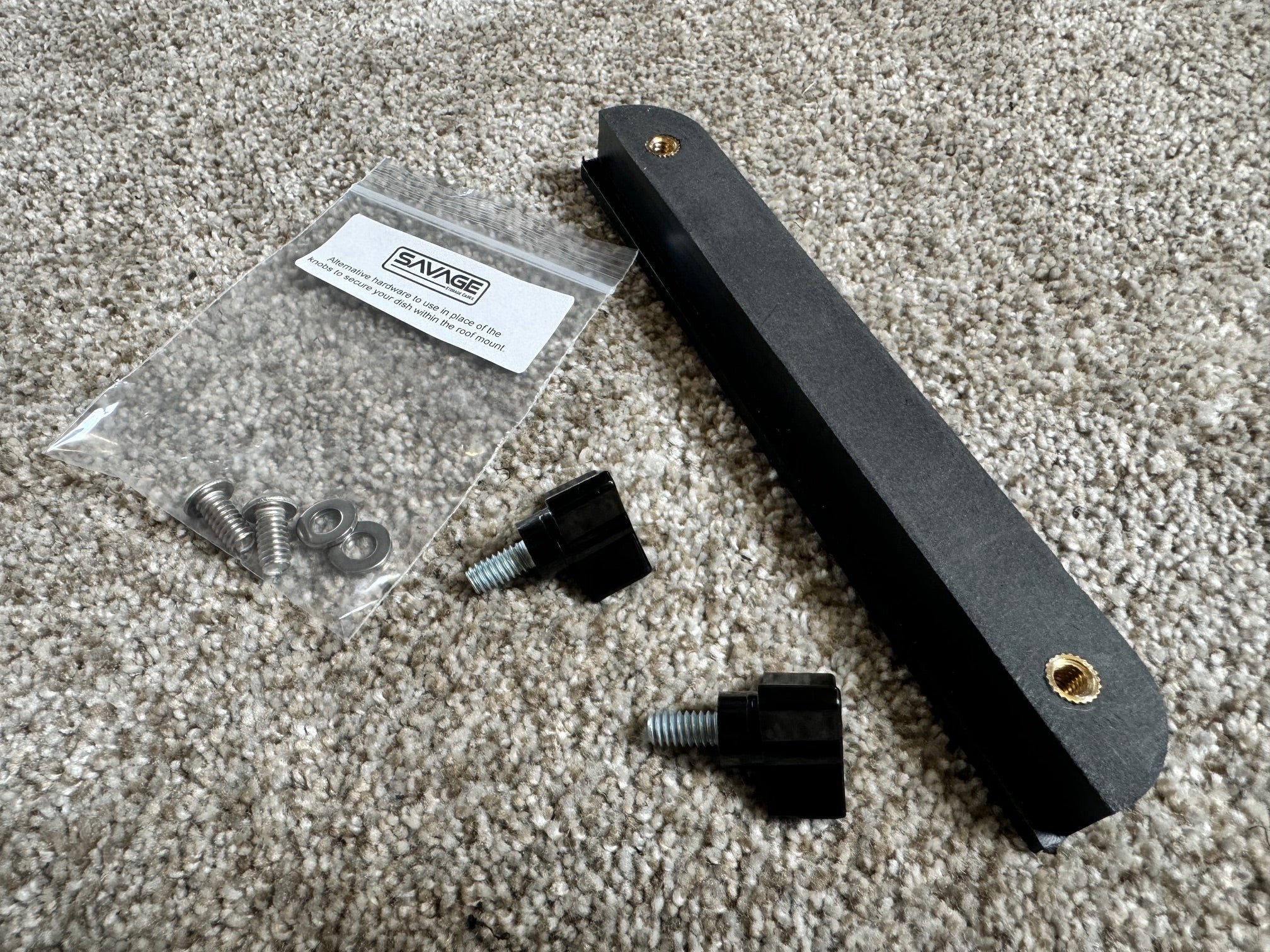 Replacement Knobs and End Piece for Mini Mount - Image 2