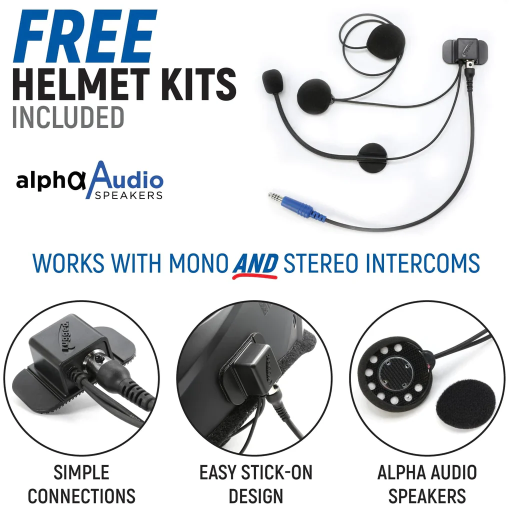 STX STEREO Complete Master Communication Kit with Intercom and 2-Way Radio - Image 7